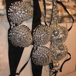 bedazzled bras